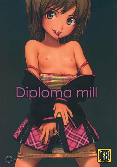 Diploma mill cover