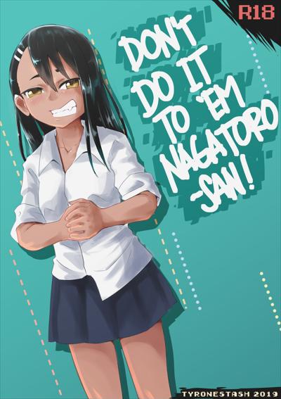 Don't Do It To 'Em Nagatoro-san! cover